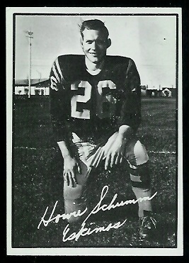 Howie Schumm 1961 Topps CFL football card