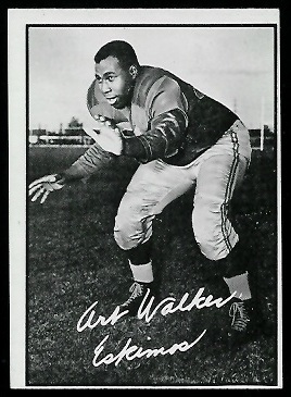 Art Walker 1961 Topps CFL football card