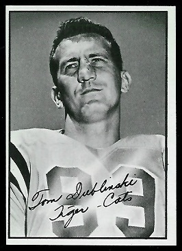 Tom Dublinski 1961 Topps CFL football card