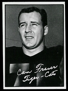 Cam Fraser 1961 Topps CFL football card