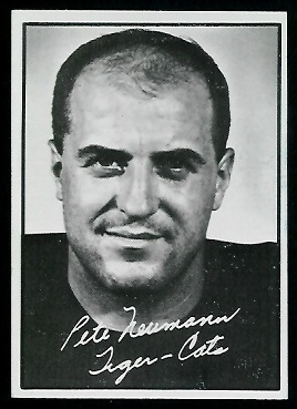 Pete Neumann 1961 Topps CFL football card
