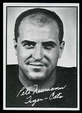 Pete Neumann 1961 Topps CFL football card Pete Neumann 1961 Topps CFL football card