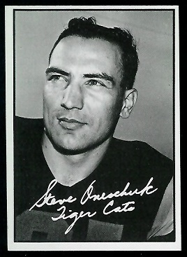 Steve Oneschuk 1961 Topps CFL football card