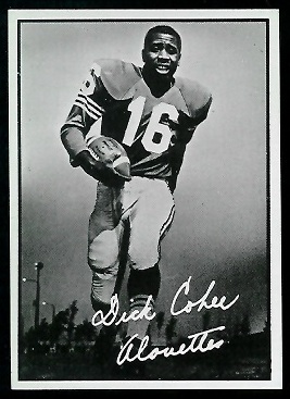 Dick Cohee 1961 Topps CFL football card