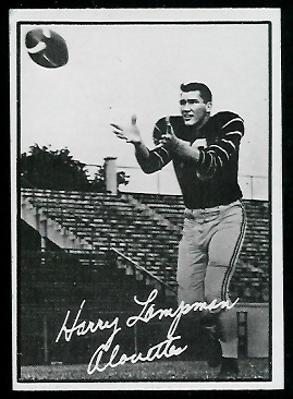 Harry Lampman 1961 Topps CFL football card