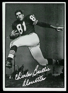 Charles Baillie 1961 Topps CFL football card Charles Baillie 1961 Topps CFL football card