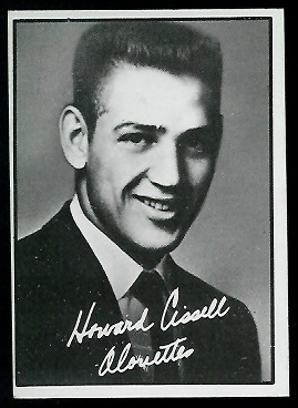Howard Cissell 1961 Topps CFL football card