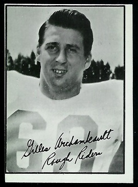 Gilles Archambault 1961 Topps CFL football card Gilles Archambault 1961 Topps CFL football card