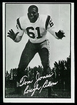 Tom Jones 1961 Topps CFL football card Tom Jones 1961 Topps CFL football card