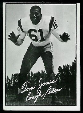 Tom Jones 1961 Topps CFL football card