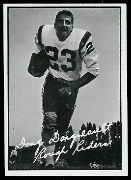 Doug Daigneault 1961 Topps CFL football card Doug Daigneault 1961 Topps CFL football card