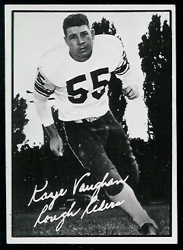 Kaye Vaughan 1961 Topps CFL football card