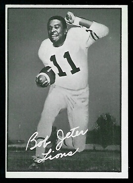 Bob Jeter 1961 Topps CFL football card Bob Jeter 1961 Topps CFL football card