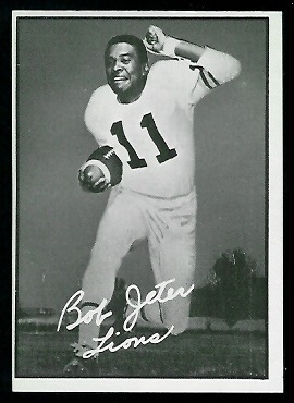 Bob Jeter 1961 Topps CFL football card