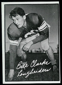 Bill Clarke 1961 Topps CFL football card