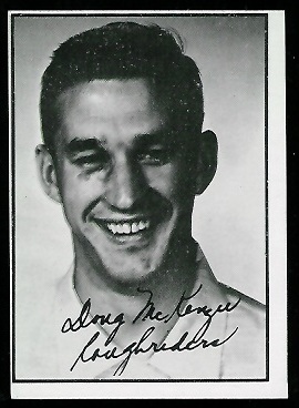 Doug MacKenzie 1961 Topps CFL football card Doug MacKenzie 1961 Topps CFL football card