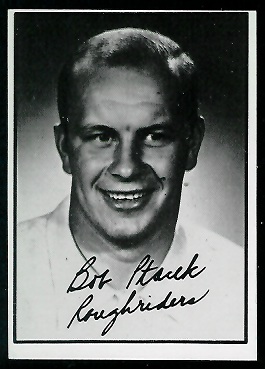 Bob Ptacek 1961 Topps CFL football card