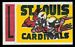 1961 Topps Flocked Stickers St. Louis Cardinals