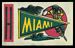 1961 Topps Flocked Stickers Miami