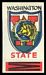 1961 Topps Flocked Stickers Washington State