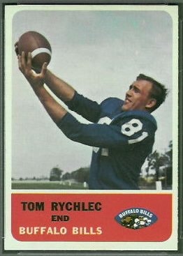 Tom Rychlec 1962 Fleer football card Tom Rychlec 1962 Fleer football card