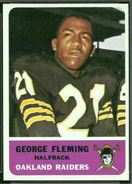 George Fleming 1962 Fleer football card