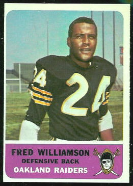 Fred Williamson 1962 Fleer football card