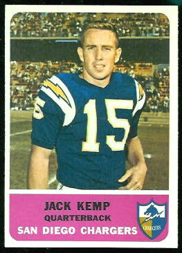 Jack Kemp 1962 Fleer football card