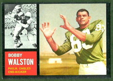 Bobby Walston 1962 Topps football card Bobby Walston 1962 Topps football card