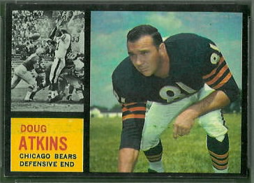 Doug Atkins 1962 Topps football card Doug Atkins 1962 Topps football card