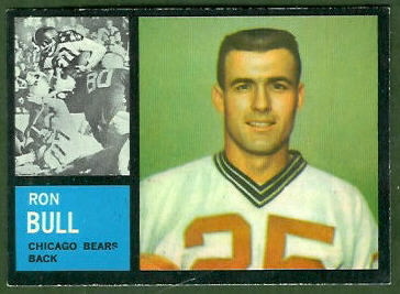 Ron Bull 1962 Topps football card