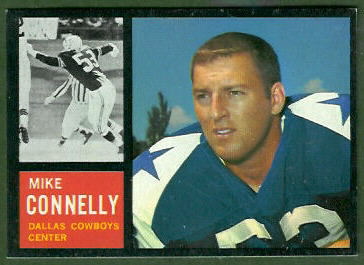 Mike Connelly 1962 Topps football card Mike Connelly 1962 Topps football card