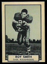 Ray Smith 1962 Topps CFL football card