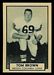 1962 Topps CFL Tom Brown football card