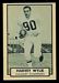 1962 Topps CFL Harvey Wylie