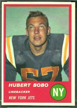 Hubert Bobo 1963 Fleer football card