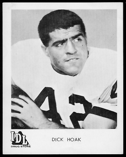 Dick Hoak 1963 IDL Steelers football card