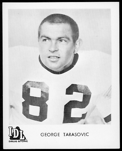 George Tarasovic 1963 IDL Steelers football card