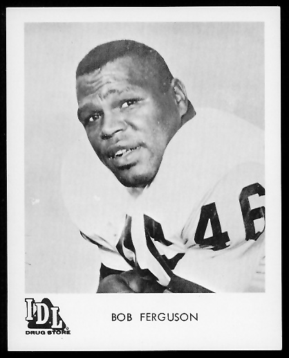 Bob Ferguson 1963 IDL Steelers football card