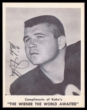 Mike Ditka 1963 Kahns football card