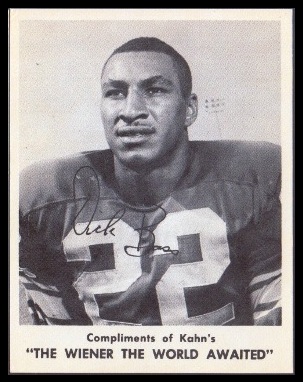 Dick Bass 1963 Kahns football card