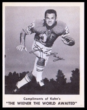 Yale Lary 1963 Kahns football card