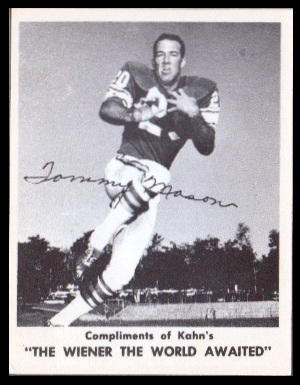 Tommy Mason 1963 Kahns football card