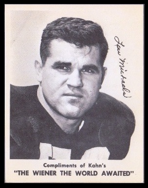 Lou Michaels 1963 Kahns football card