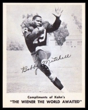 Bobby Mitchell 1963 Kahns football card