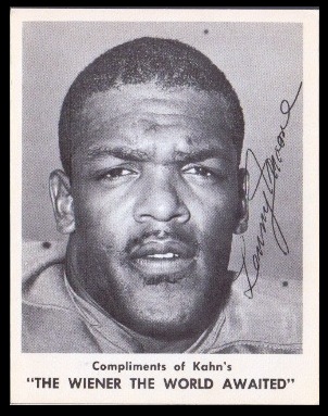 Lenny Moore 1963 Kahns football card