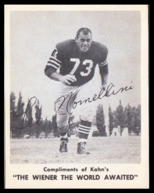 Leo Nomellini 1963 Kahns football card