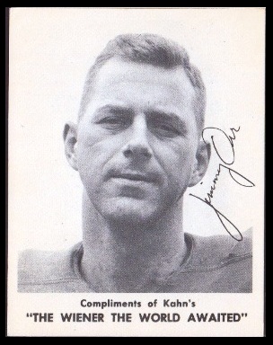 Jimmy Orr 1963 Kahns football card Jimmy Orr 1963 Kahns football card
