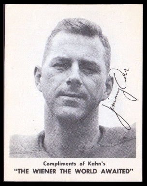 Jimmy Orr 1963 Kahns football card