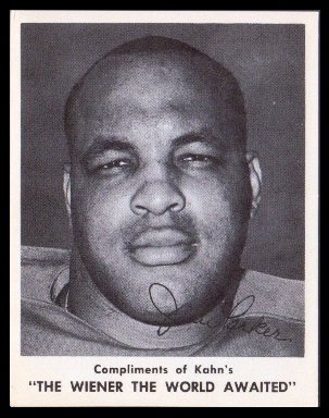 Jim Parker 1963 Kahns football card